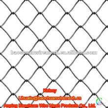 Galvanized chain link mesh texture